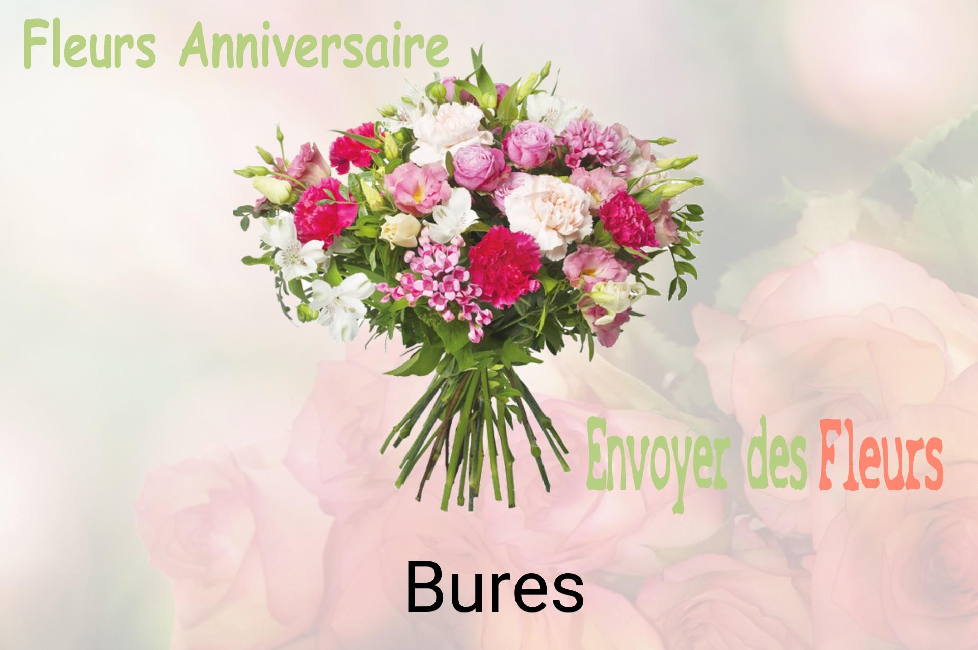 Bouquet de fleurs d’anniversaire livré à Bures