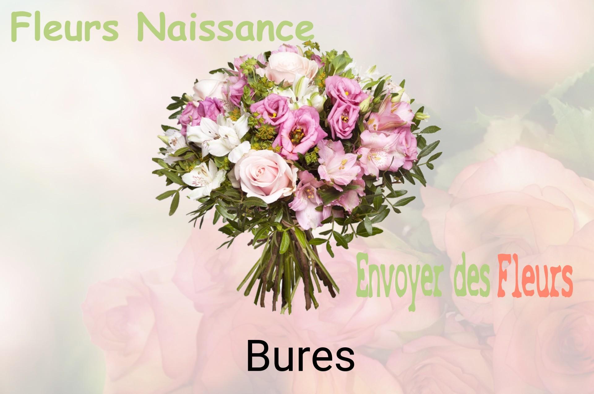 Bouquet de fleurs de naissance livré à Bures